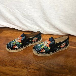 Johnny Was Embroidered Espadrille RUNS SIZE SMALL